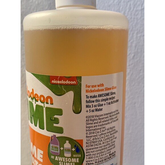 Cra-Z-Art Nickelodeon Slime Activator Liquid - Large Bottle - 32 Oz - New Rare - Picture 5 of 5